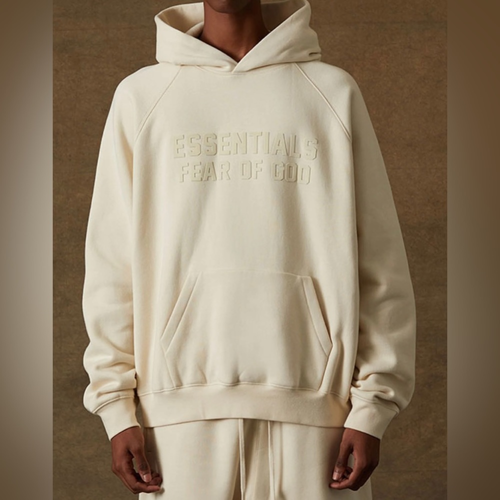 Essentials Off-white Raglan Hoodie